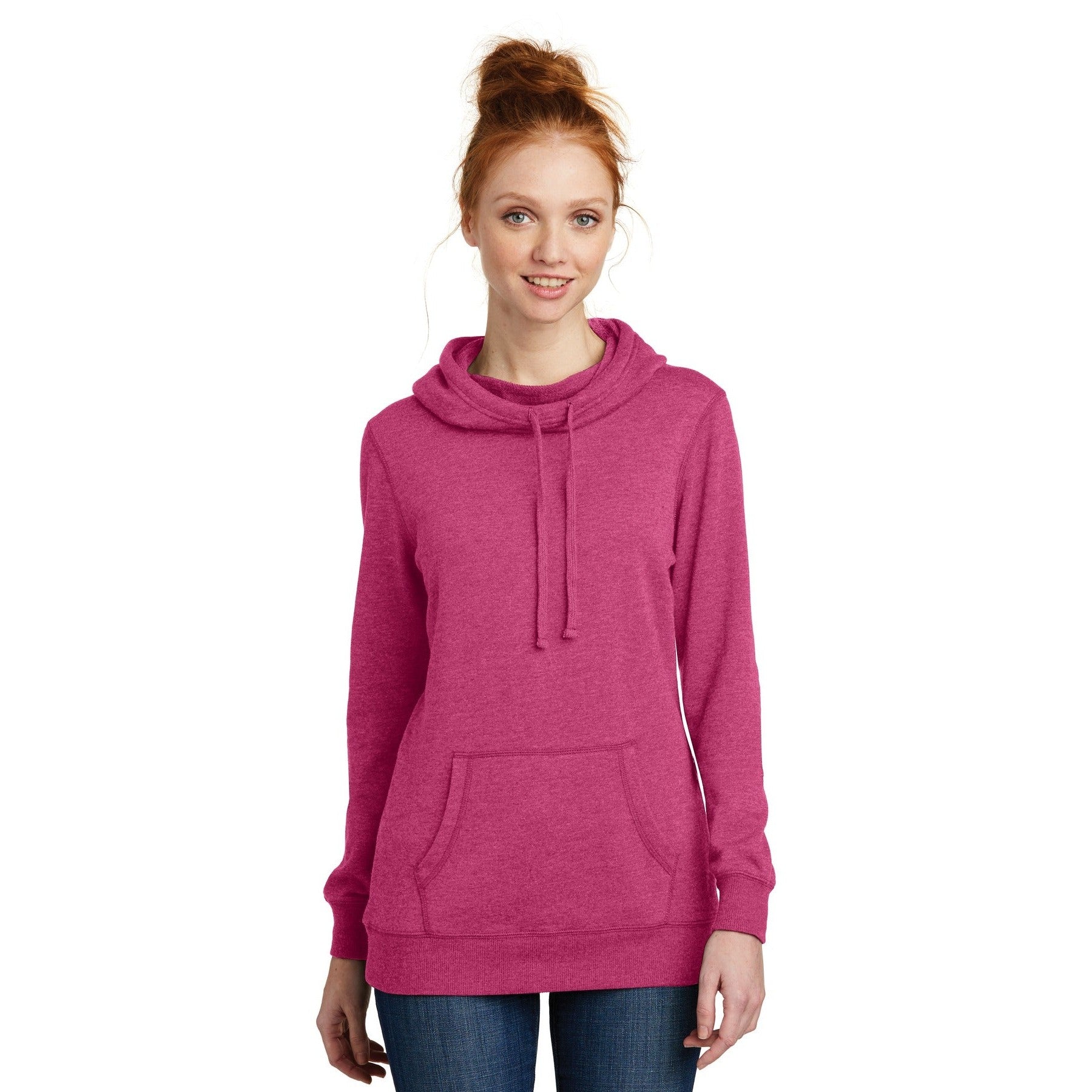 District-District ® Women's Lightweight Fleece Hoodie. DM493-MedTech-4